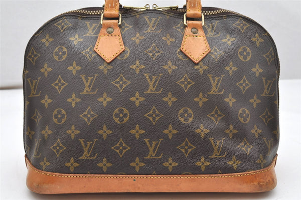 Authentic Louis Vuitton Monogram Alma Hand Bag Purse M51130 LV 4294K