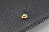Authentic Louis Vuitton Epi Montaigne 27 Clutch Hand Bag Black M52652 LV 4295I