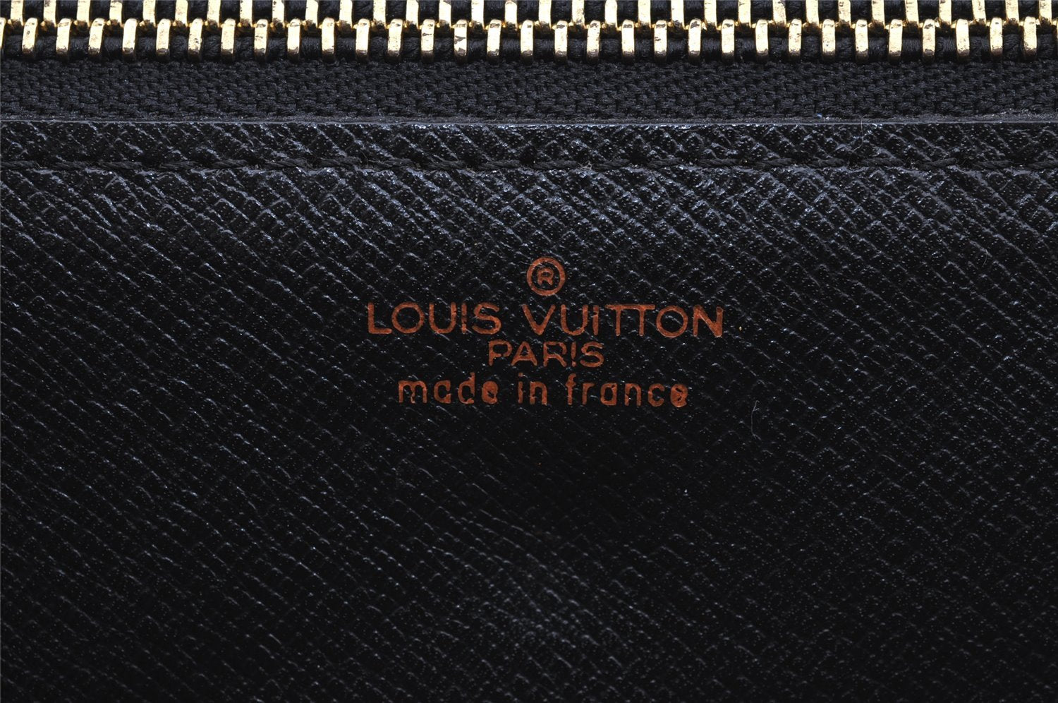 Authentic Louis Vuitton Epi Montaigne 27 Clutch Hand Bag Black M52652 LV 4295I
