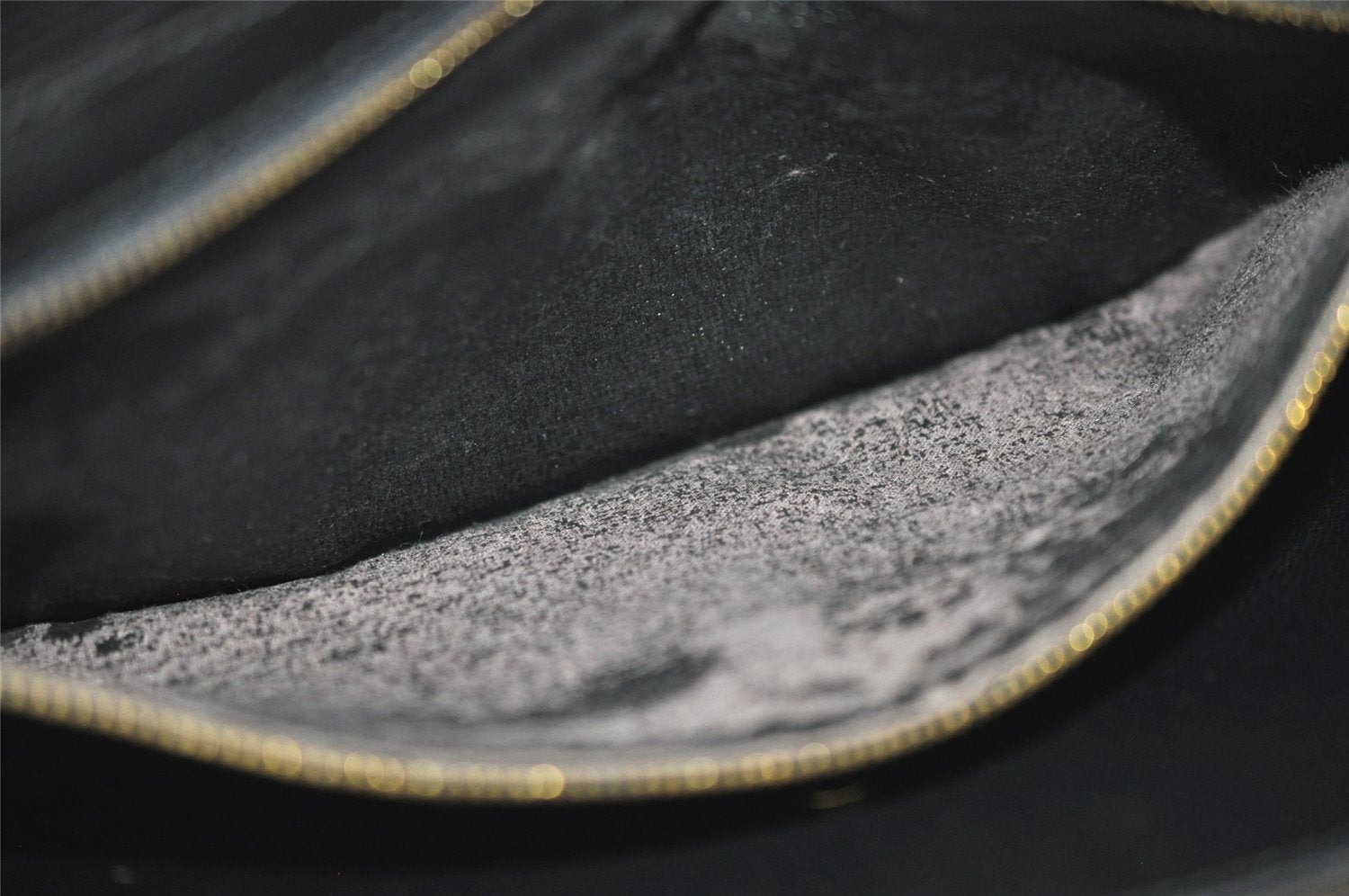 Authentic Louis Vuitton Epi Montaigne 27 Clutch Hand Bag Black M52652 LV 4295I