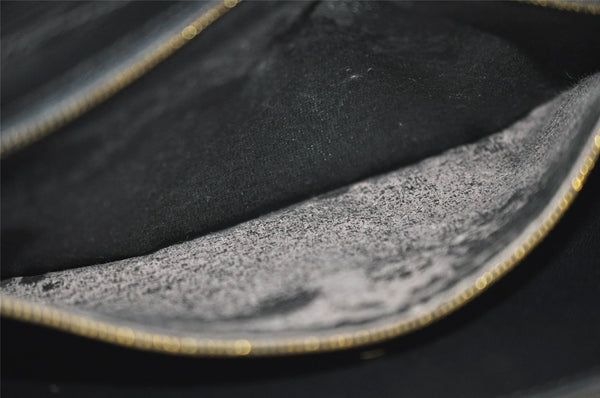 Authentic Louis Vuitton Epi Montaigne 27 Clutch Hand Bag Black M52652 LV 4295I