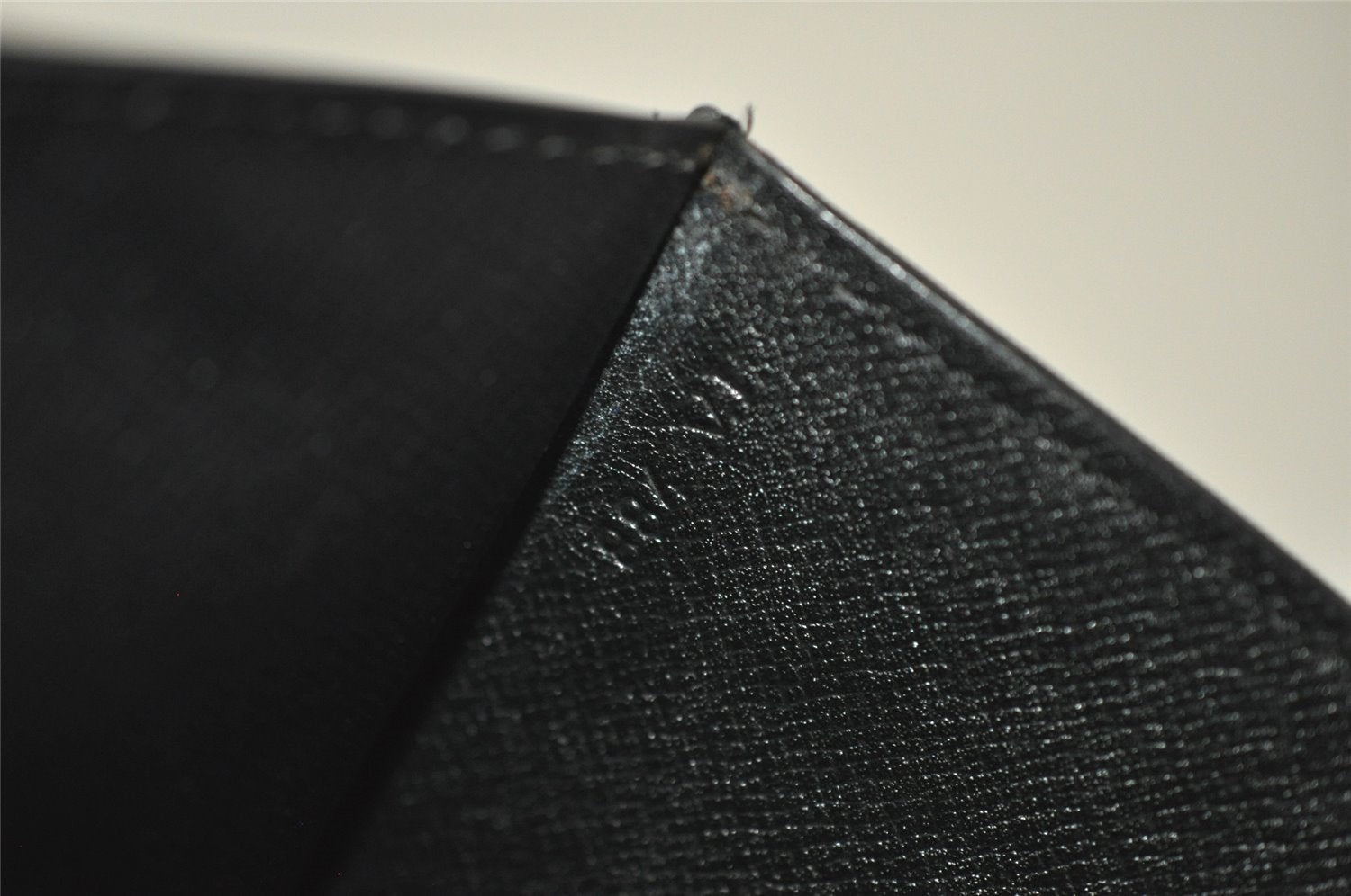 Authentic Louis Vuitton Epi Montaigne 27 Clutch Hand Bag Black M52652 LV 4295I