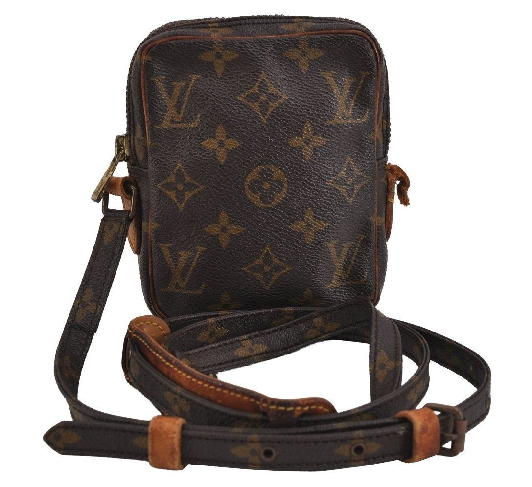 Auth Louis Vuitton Monogram Mini Poche Danube Shoulder Bag M45268 Junk 4295J