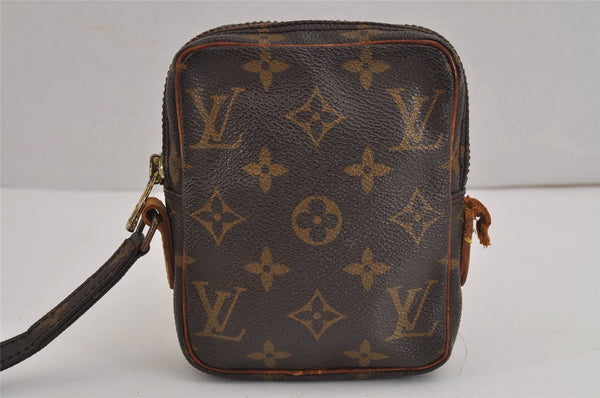 Auth Louis Vuitton Monogram Mini Poche Danube Shoulder Bag M45268 Junk 4295J
