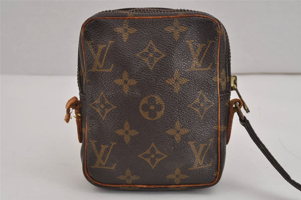 Auth Louis Vuitton Monogram Mini Poche Danube Shoulder Bag M45268 Junk 4295J
