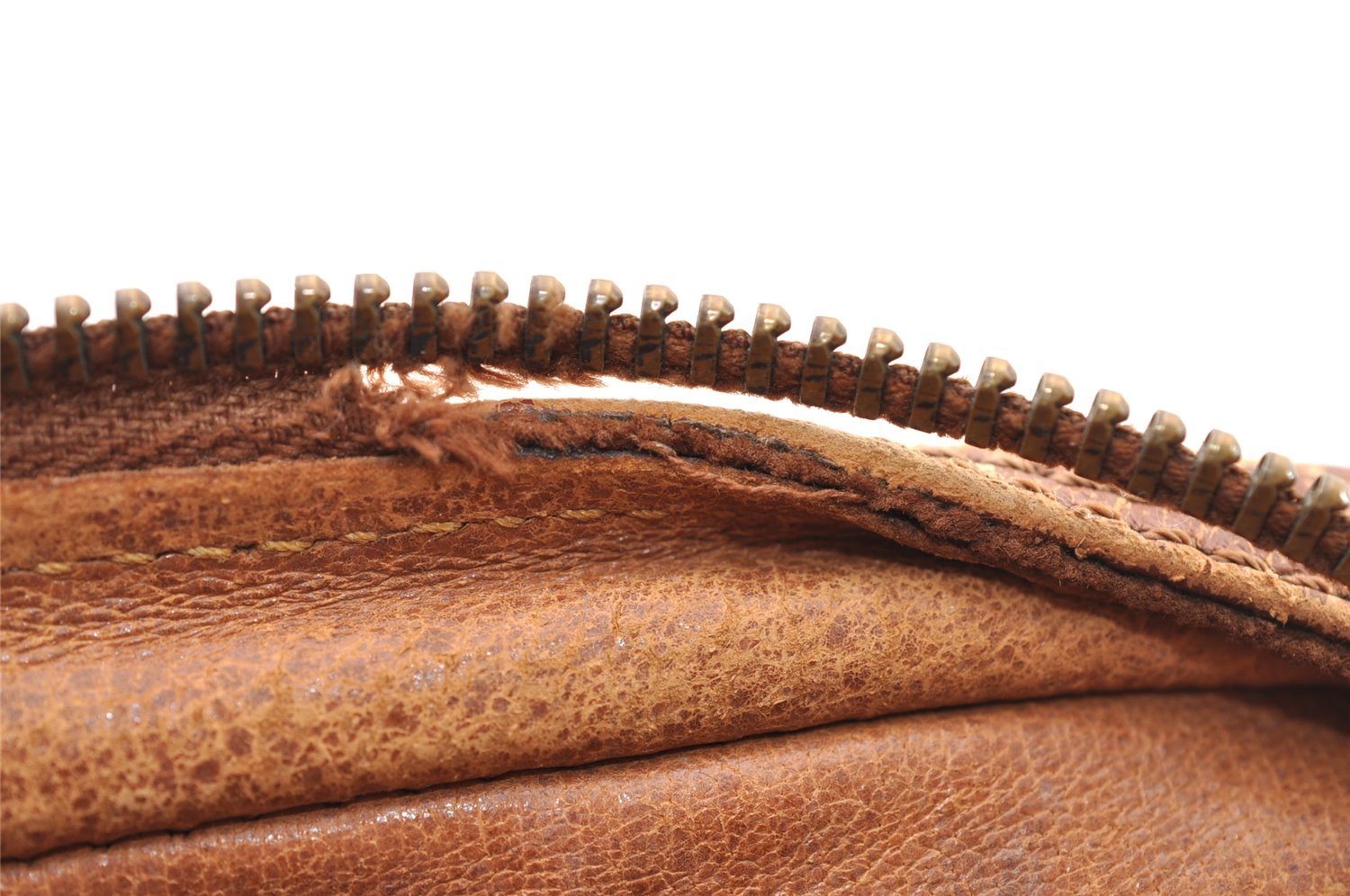 Authentic Louis Vuitton Monogram Pochette Sport Clutch Bag Old Model Junk 4296I