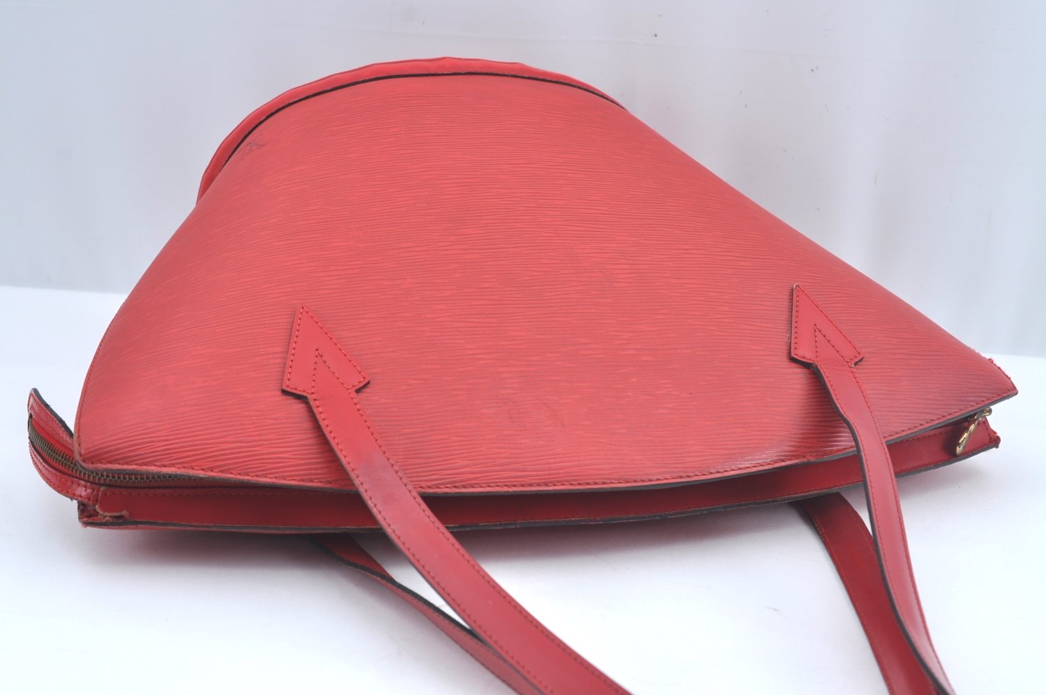 Auth Louis Vuitton Epi Saint Jacques Shopping Shoulder Bag Red M52267 LV 4296J