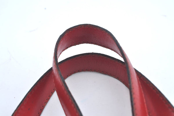 Auth Louis Vuitton Epi Saint Jacques Shopping Shoulder Bag Red M52267 LV 4296J