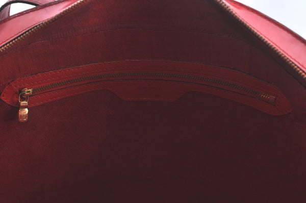 Auth Louis Vuitton Epi Saint Jacques Shopping Shoulder Bag Red M52267 LV 4296J