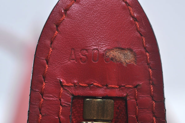 Auth Louis Vuitton Epi Saint Jacques Shopping Shoulder Bag Red M52267 LV 4296J