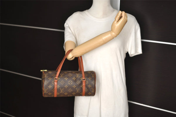 Authentic Louis Vuitton Monogram Papillon 26 Hand Bag Old Model LV 4297I