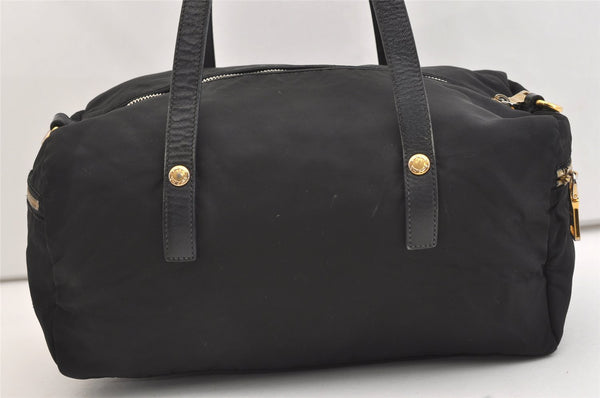 Authentic PRADA Vintage Nylon Tessuto 2Way Shoulder Hand Bag Purse Black 4297J