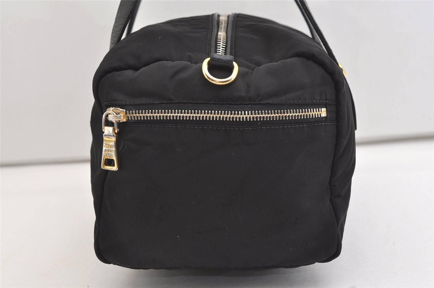 Authentic PRADA Vintage Nylon Tessuto 2Way Shoulder Hand Bag Purse Black 4297J