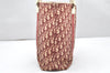 Authentic Christian Dior Trotter No.1 Shoulder Tote Bag PVC Enamel Red 4297K