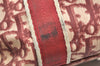 Authentic Christian Dior Trotter No.1 Shoulder Tote Bag PVC Enamel Red 4297K