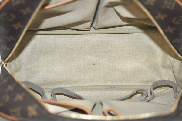 Authentic Louis Vuitton Monogram Deauville Hand Bag M47270 LV 4298I