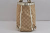 Authentic GUCCI Abbey Shoulder Hand Bag GG Canvas Leather 170004 Brown 4299J