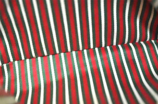 Authentic GUCCI Abbey Shoulder Hand Bag GG Canvas Leather 170004 Brown 4299J