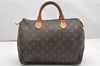 Authentic Louis Vuitton Monogram Speedy 30 Hand Boston Bag M41526 LV 4299K