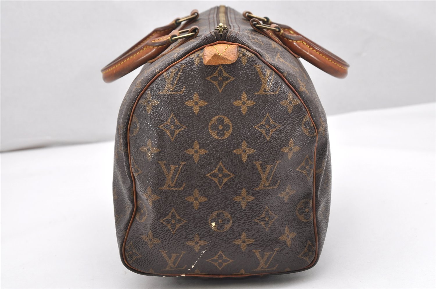 Authentic Louis Vuitton Monogram Speedy 30 Hand Boston Bag M41526 LV 4299K