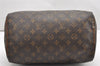 Authentic Louis Vuitton Monogram Speedy 30 Hand Boston Bag M41526 LV 4299K