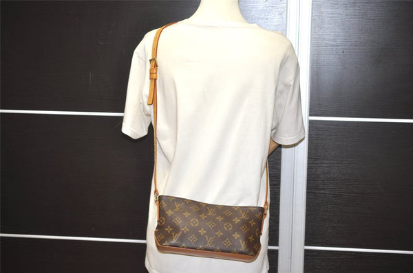 Authentic Louis Vuitton Monogram Trotteur Shoulder Cross Bag M51240 LV 4300I