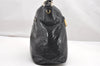 Authentic PRADA Vintage Leather Shoulder Hand Bag Black 4300K