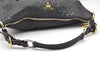 Authentic PRADA Vintage Leather Shoulder Hand Bag Black 4300K