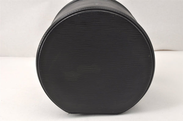 Authentic Louis Vuitton Epi Cannes Cosmetic Hand Bag Purse Black M48032 LV 4301K