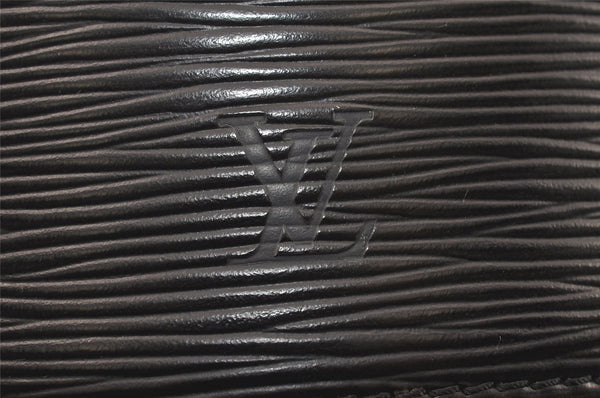 Authentic Louis Vuitton Epi Cannes Cosmetic Hand Bag Purse Black M48032 LV 4301K