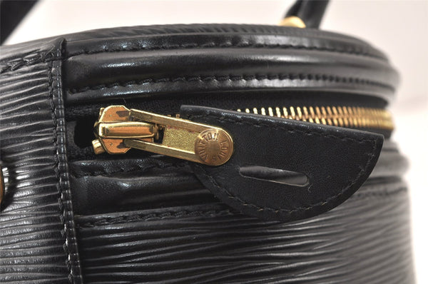 Authentic Louis Vuitton Epi Cannes Cosmetic Hand Bag Purse Black M48032 LV 4301K