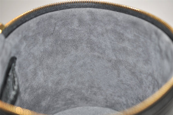 Authentic Louis Vuitton Epi Cannes Cosmetic Hand Bag Purse Black M48032 LV 4301K