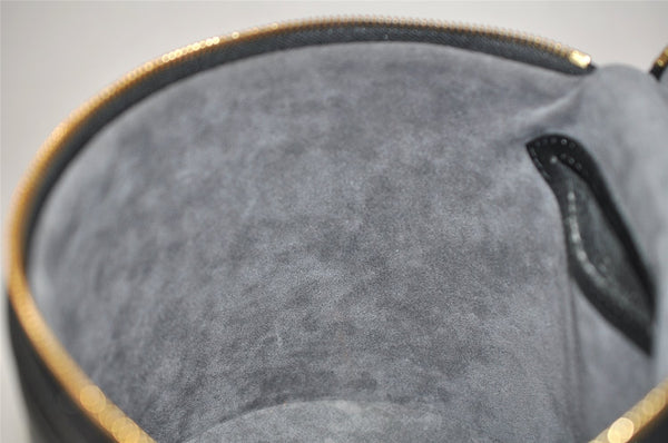 Authentic Louis Vuitton Epi Cannes Cosmetic Hand Bag Purse Black M48032 LV 4301K