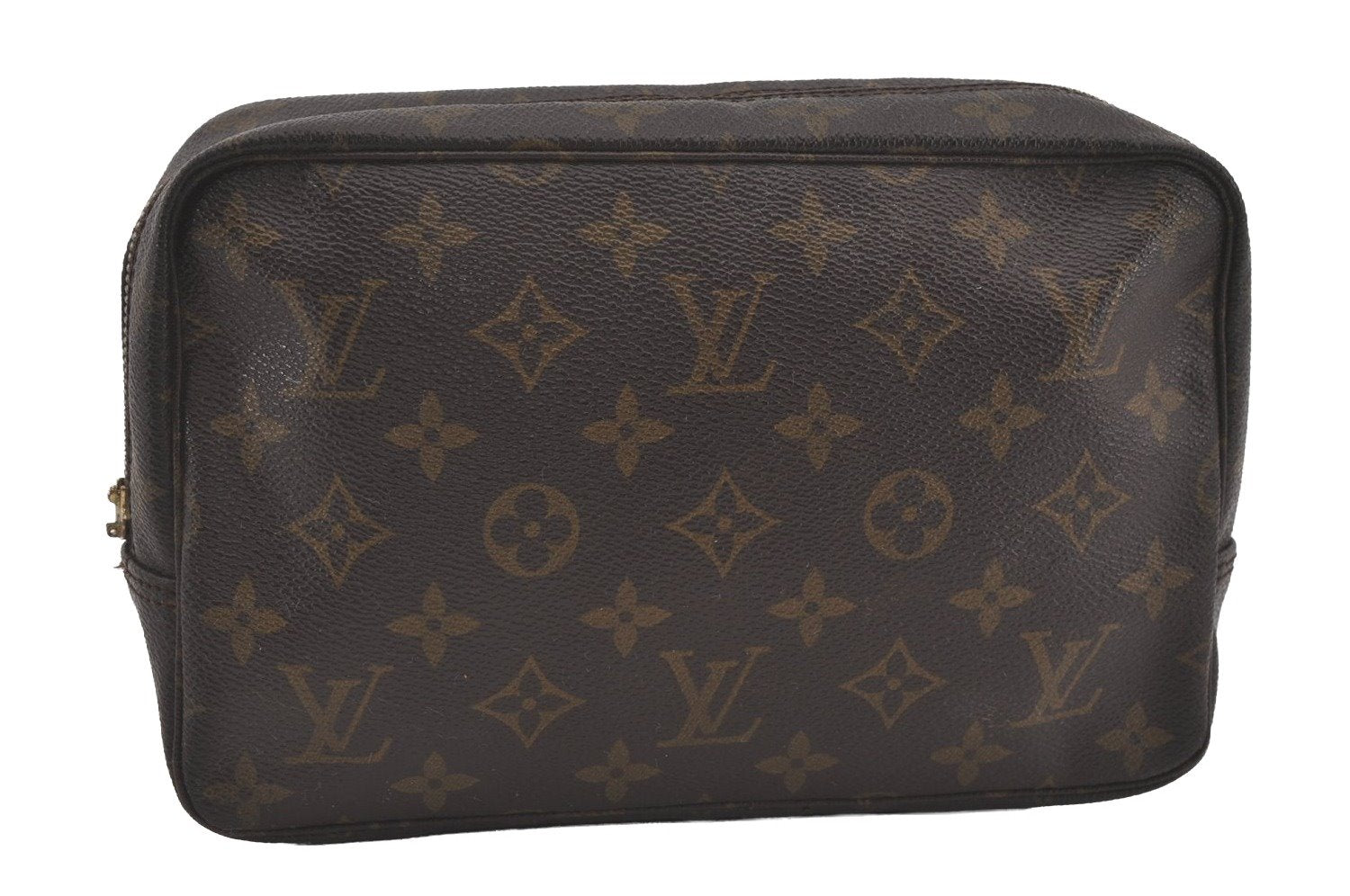 Auth Louis Vuitton Monogram Trousse Toilette 23 Clutch Bag M47524 Junk 4302I