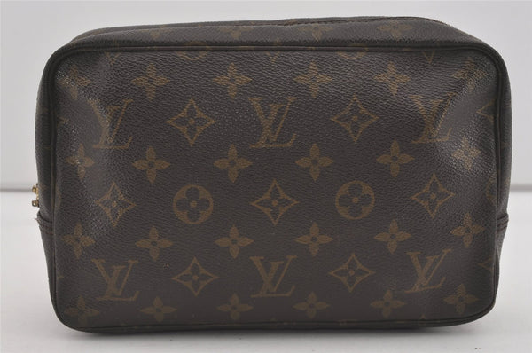 Auth Louis Vuitton Monogram Trousse Toilette 23 Clutch Bag M47524 Junk 4302I