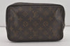 Auth Louis Vuitton Monogram Trousse Toilette 23 Clutch Bag M47524 Junk 4302I