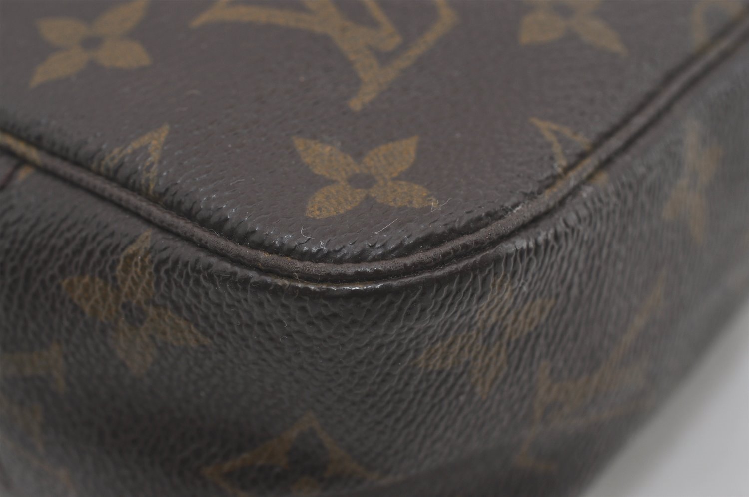 Auth Louis Vuitton Monogram Trousse Toilette 23 Clutch Bag M47524 Junk 4302I