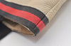 Authentic GUCCI Vintage Sherry Line Hand Tote Bag Leather 281899 White 4302J