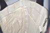 Authentic GUCCI Vintage Sherry Line Hand Tote Bag Leather 281899 White 4302J