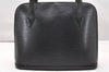 Authentic Louis Vuitton Epi Lussac Shoulder Tote Bag Black M52282 LV 4302K