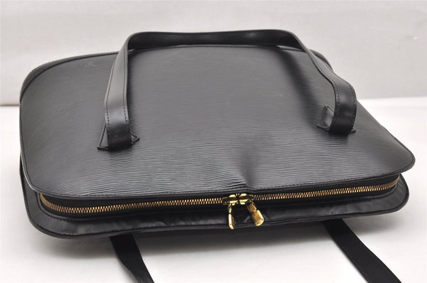 Authentic Louis Vuitton Epi Lussac Shoulder Tote Bag Black M52282 LV 4302K