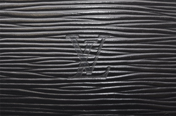 Authentic Louis Vuitton Epi Lussac Shoulder Tote Bag Black M52282 LV 4302K