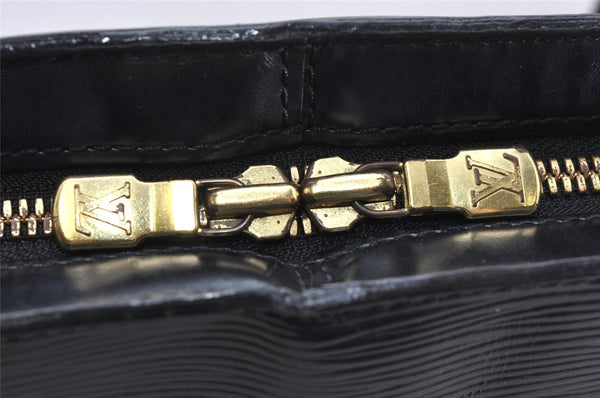 Authentic Louis Vuitton Epi Lussac Shoulder Tote Bag Black M52282 LV 4302K