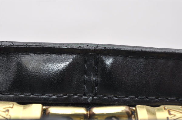 Authentic Louis Vuitton Epi Lussac Shoulder Tote Bag Black M52282 LV 4302K