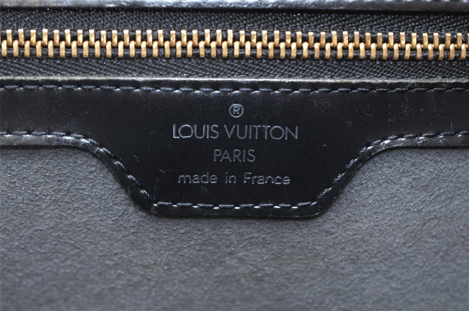 Authentic Louis Vuitton Epi Lussac Shoulder Tote Bag Black M52282 LV 4302K