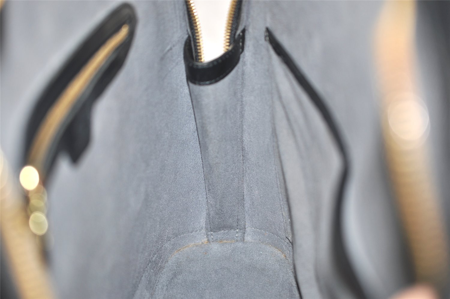 Authentic Louis Vuitton Epi Lussac Shoulder Tote Bag Black M52282 LV 4302K