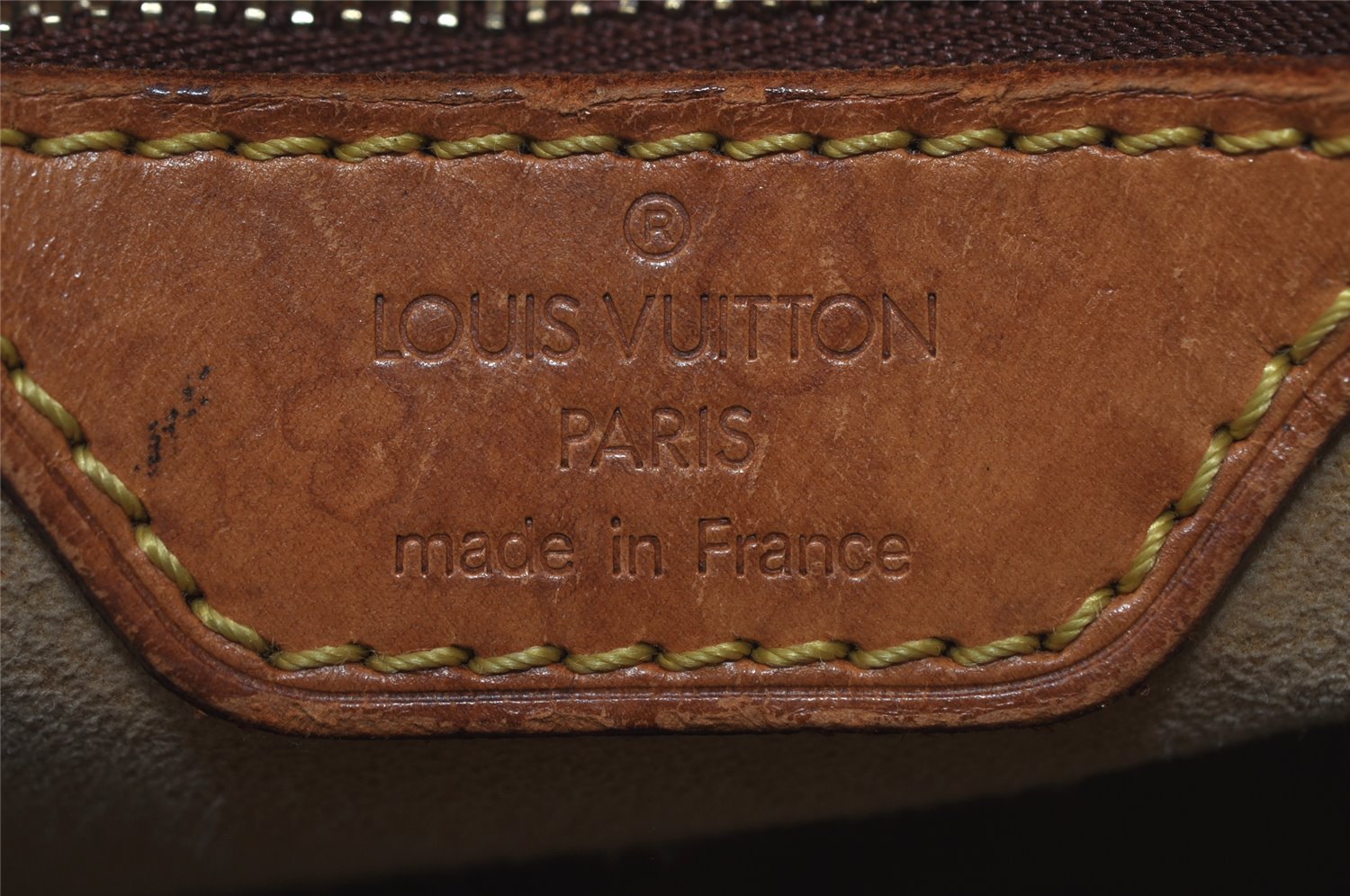 Authentic Louis Vuitton Monogram Looping MM Shoulder Bag M51146 LV Junk 4303I