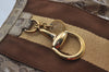 Authentic GUCCI GG Crystal Sherry Line Horsebit Shoulder Bag GG PVC Brown 4303J