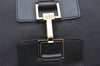 Authentic GUCCI Shoulder Hand Bag Purse GG Canvas Leather 0014128 Black 4303K