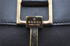 Authentic GUCCI Shoulder Hand Bag Purse GG Canvas Leather 0014128 Black 4303K